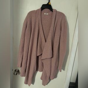 UGG Soft Mauve Open Front Cardigan